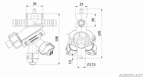Głowica AP 0-100/G07/P PRO (Standard RAU)