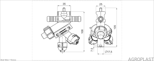 Głowica AP 0-100/G07/K PRO (Standard RAU)