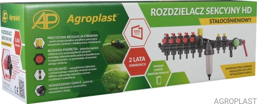 Distribuitor secțional de pulverizare cu presiune constantă HD