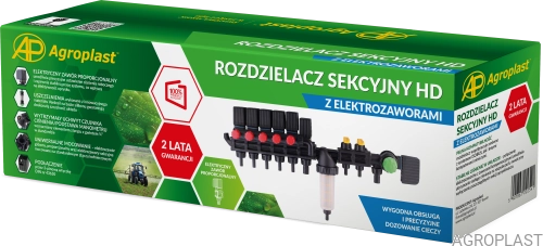 Szakaszoló szekcionális elektromos szelepekkel HD