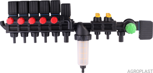 Splitter secțional (5+2) cu electrovalve