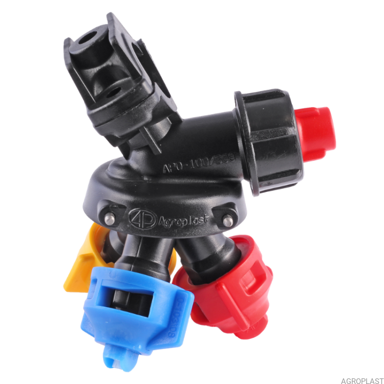 Głowica 3-pozycyjna obrotowa Proline (na rurę) System Arag D½”  F7 227157, D½” F10 - 227140.png