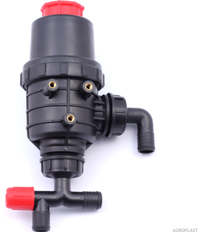 Filtr ssawny mały z zaworem odcinającym