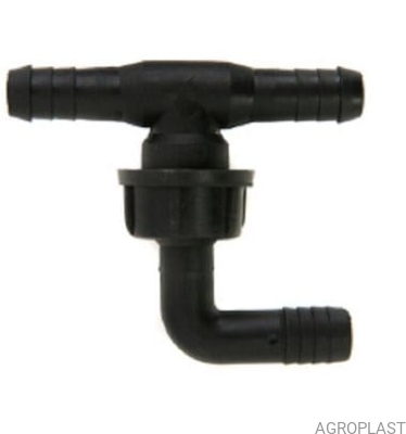 Disjoint T-pipe Ø12,5