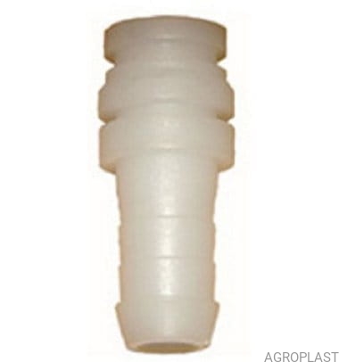 Straight plug ø 12,5 – pin fastening