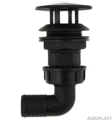 Króciec ssawny z kolanem o40